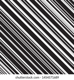 Pattern with black oblique segments. Modern geometric background. 