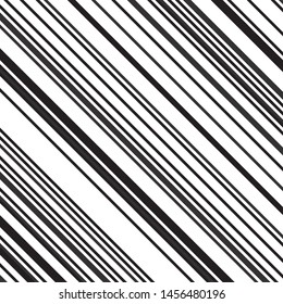 Pattern with black oblique segments. Modern geometric background. 