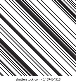 Pattern with black oblique segments. Modern geometric background. 