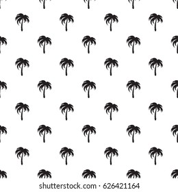 pattern with black palms