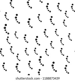 Pattern black points. For your design. Vector.