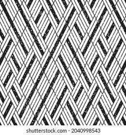 Pattern with black stripes _4_. Grunge seamless vector illustration eps 10.