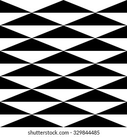 pattern of black triangles