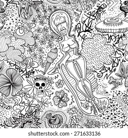 Pattern black and white