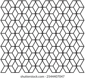 Pattern Black and White Colors Arabic Style Network Decorative Ornament 