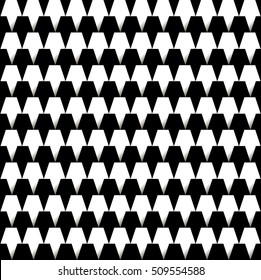 a pattern of black and white geometric shapes