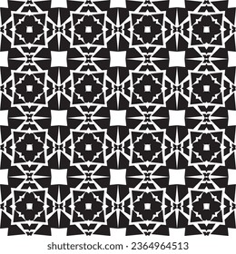 Rama de belleza inmaculado en blanco y negro para la textura de fondo, textil, cerámica o batik