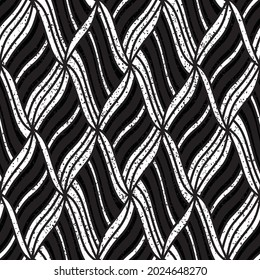 Pattern with black and white stripes _3_. Seamless vector illustration eps 10.