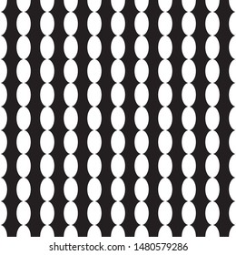 Pattern with black and white vertical lines. Vector seamless pattern. Modern stylish texture.
