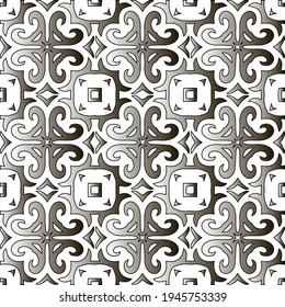  Pattern with a black-and-white gradient . Abstract metallic background. 