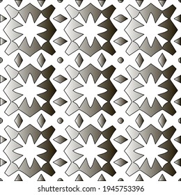  Pattern with a black-and-white gradient . Abstract metallic background. 