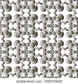  Pattern with a black-and-white gradient . Abstract metallic background. 