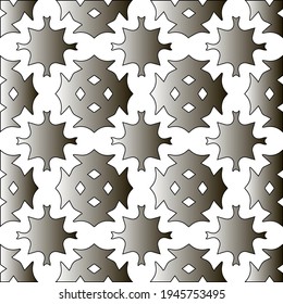  Pattern with a black-and-white gradient . Abstract metallic background. 