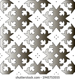  Pattern with a black-and-white gradient . Abstract metallic background. 