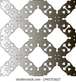  Pattern with a black-and-white gradient . Abstract metallic background. 