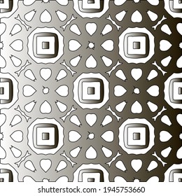 Pattern with a black-and-white gradient . Abstract metallic background. 