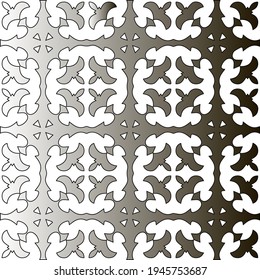  Pattern with a black-and-white gradient . Abstract metallic background. 