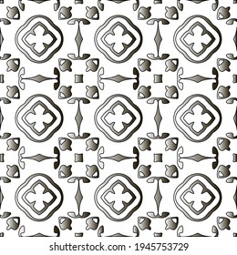  Pattern with a black-and-white gradient . Abstract metallic background. 
