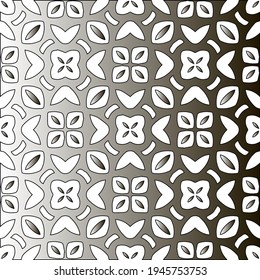  Pattern with a black-and-white gradient . Abstract metallic background. 