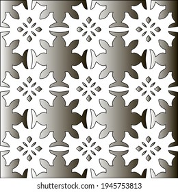  Pattern with a black-and-white gradient . Abstract metallic background. 
