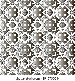  Pattern with a black-and-white gradient . Abstract metallic background. 