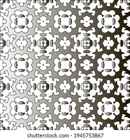  Pattern with a black-and-white gradient . Abstract metallic background. 