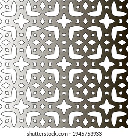  Muster mit schwarz-weißem Farbverlauf. Abstrakter metallischer Hintergrund. 
