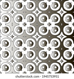  Pattern with a black-and-white gradient . Abstract metallic background. 