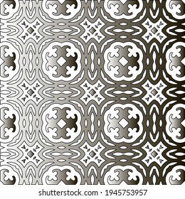  Pattern with a black-and-white gradient . Abstract metallic background. 