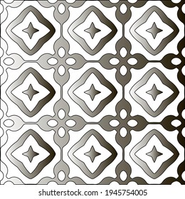  Pattern with a black-and-white gradient . Abstract metallic background. 