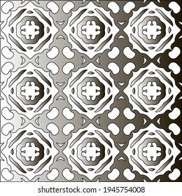  Pattern with a black-and-white gradient . Abstract metallic background. 