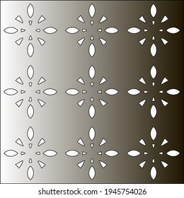  Pattern with a black-and-white gradient . Abstract metallic background. 