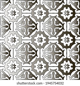  Pattern with a black-and-white gradient . Abstract metallic background. 