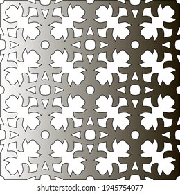  Pattern with a black-and-white gradient . Abstract metallic background. 