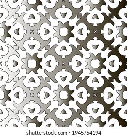  Pattern with a black-and-white gradient . Abstract metallic background. 