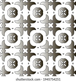  Pattern with a black-and-white gradient . Abstract metallic background. 