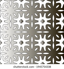  Pattern with a black-and-white gradient . Abstract metallic background. 