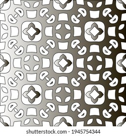  Pattern with a black-and-white gradient . Abstract metallic background. 