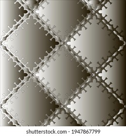 Pattern with a black-and-white gradient . Abstract metallic background