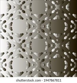 Pattern with a black-and-white gradient . Abstract metallic background