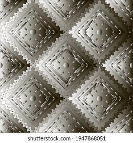  Pattern with a black-and-white gradient . Abstract metallic background