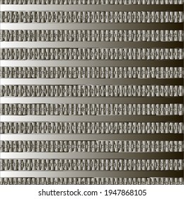  Pattern with a black-and-white gradient . Abstract metallic background