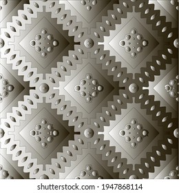  Pattern with a black-and-white gradient . Abstract metallic background