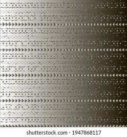  Pattern with a black-and-white gradient . Abstract metallic background