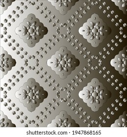  Pattern with a black-and-white gradient . Abstract metallic background