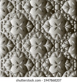 Pattern with a black-and-white gradient . Abstract metallic background