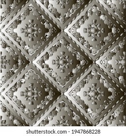  Pattern with a black-and-white gradient . Abstract metallic background