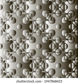 Pattern with a black-and-white gradient . Abstract metallic background