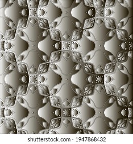 Pattern with a black-and-white gradient . Abstract metallic background