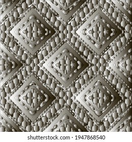  Pattern with a black-and-white gradient . Abstract metallic background